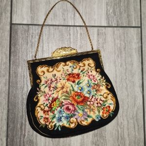 Vintage tapestry elegant purse/clutch